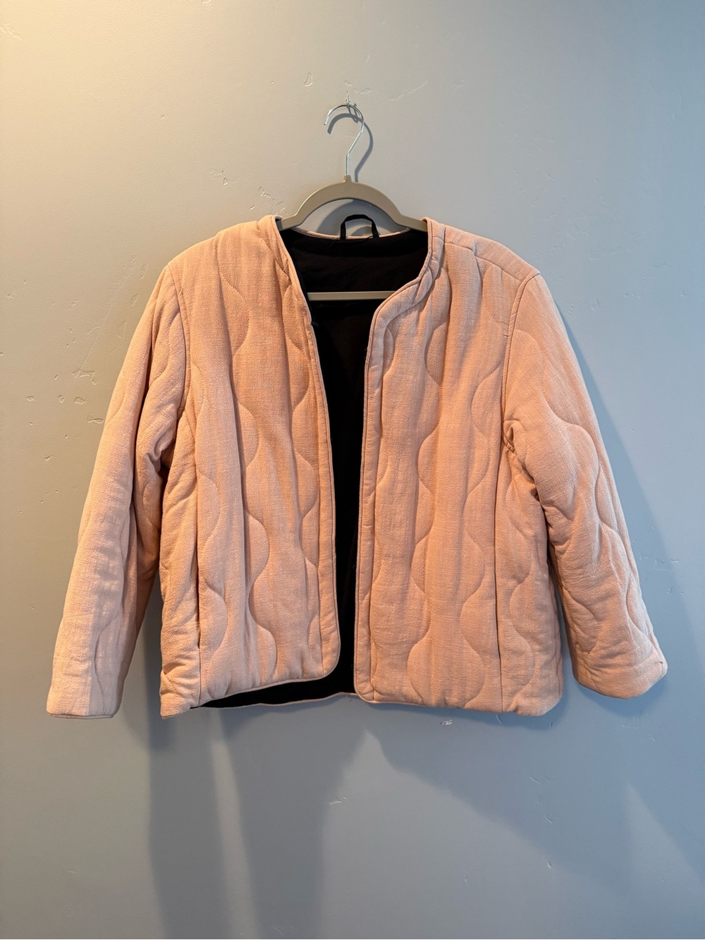 Urban Outfitters Kimchi Blue Wave Quilted Reversible Jacket (Size M)